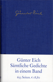 Buchcover: Günter Eich - "Sämtliche Gedichte"