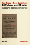 Buchcover: Karl Kraus und Rosa Luxemburg "Büffelhaut und Kreatur"