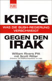 Buchcover, William Rivers Pitt mit Scott Ritter »Krieg gegen den Irak«