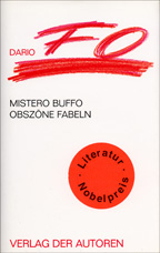 Buchcover Dario Fo »Mistero Buffo und Obszöne Fabeln«