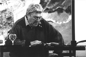 Eugen Oker 1996 im AL-Kulturzentrum, Foto Peter Worm